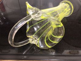 Murano Vase Form eines Korbes