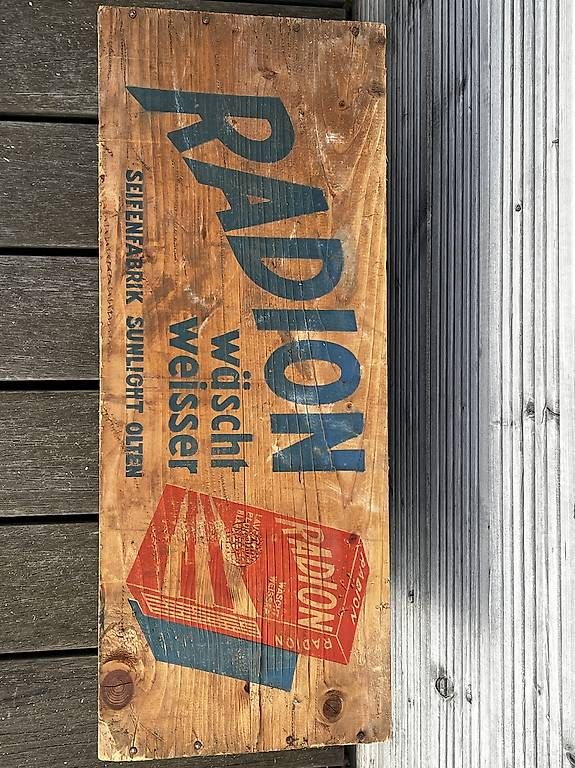 Casse di trasporto: Radion antik Holzkiste – Usato da Feuerthalen venduto da danielspycher 1