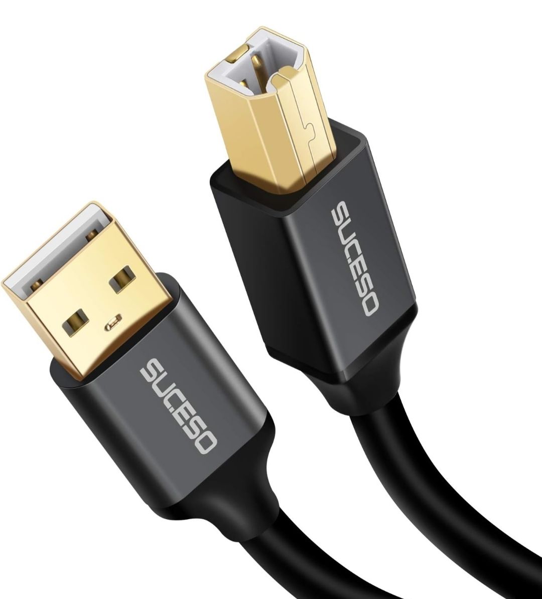 Cavi: SUCESO USB 2.0B Drucker Kabel Schwarz USB to USB-B 2m – Nuovo e nell'imballaggio originale da Basel venduto da ego_m6pr