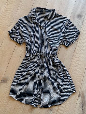 Bluse/Blusenkleid/Kleid gestreift,tailliert oder gerade,Gr.S