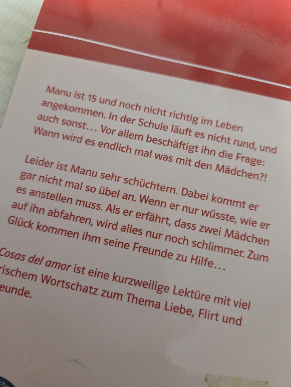 Libri: Spanisch Lektüre: Cosas del Amor - A1+ – Usato da Subingen venduto da DENDLE20 3