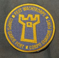 Corps garde fort / Fest Wachtcorps FWK Badge mit Klett