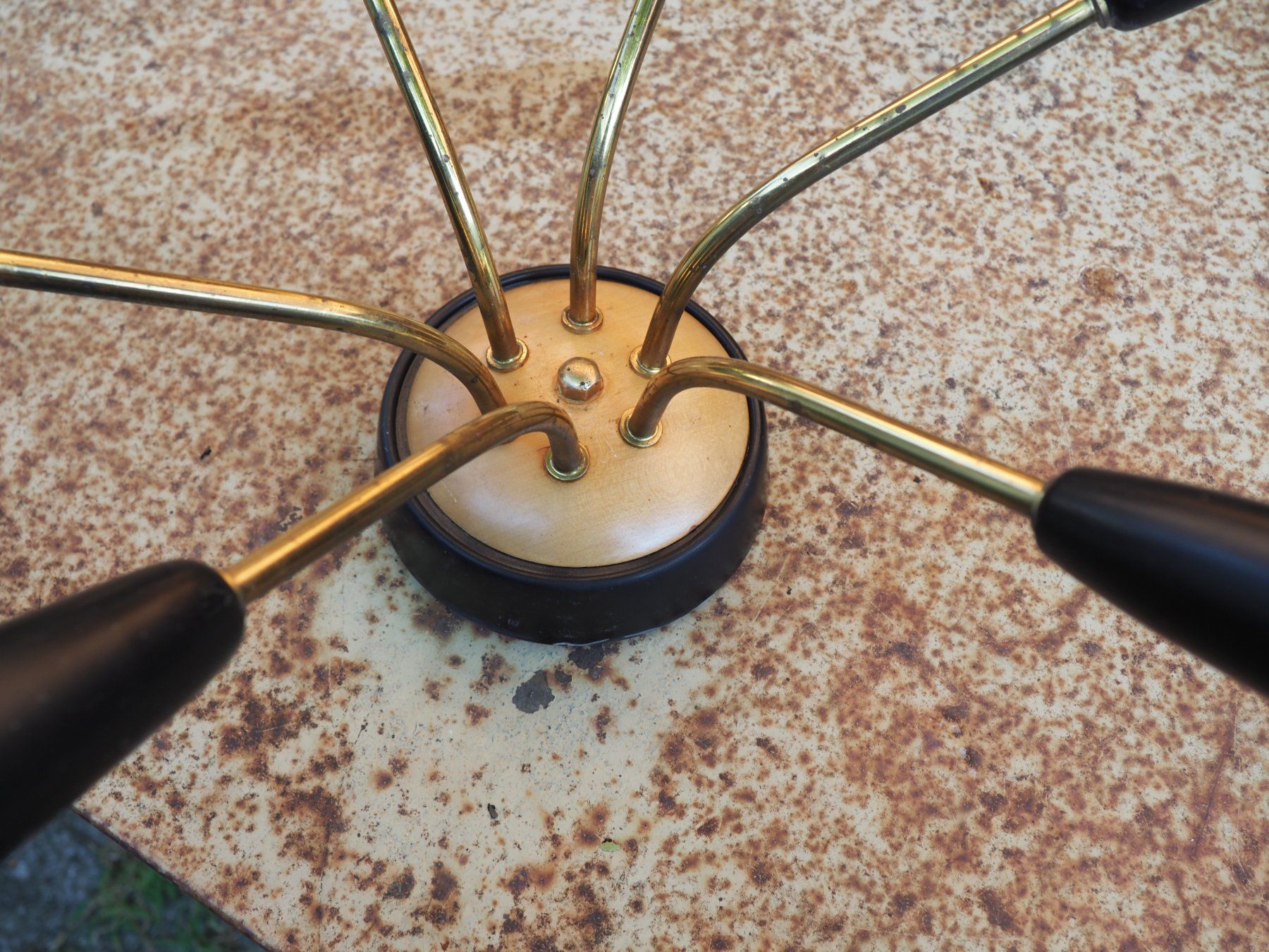 Kronleuchter & Deckenlampen: Sputnik Lampe, 6 armig – Gebraucht aus Schänis von Lobelie1 1