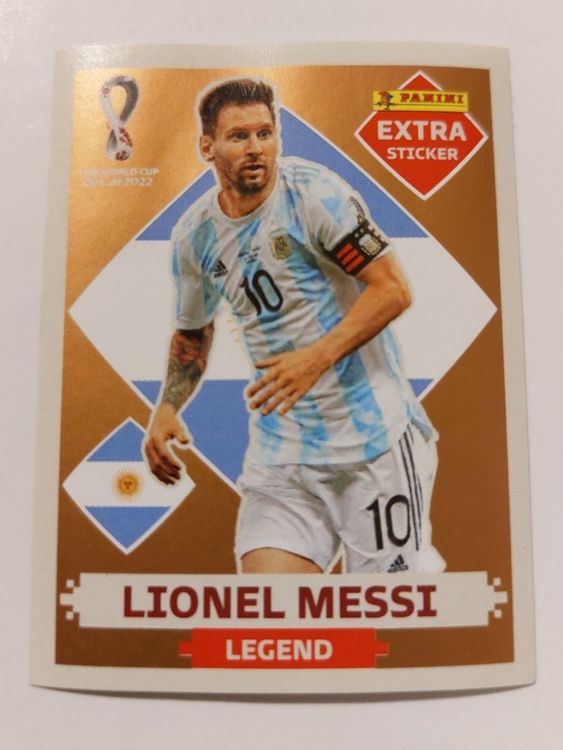 Lionel Messi (Bronze) Extra Sticker Panini (Neu (gemäss Beschreibung ...