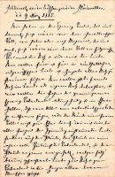 Theodor Wirz von Rudenz Autograph Obwalden 1885 Ständerat