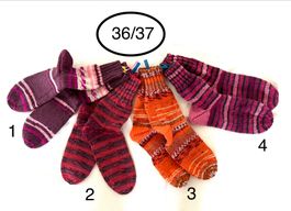 handgestrickte Wollsocken, 36/37