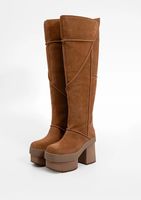UGG Stiefel braun Plateau Wildleder NEU, ungeöffnet