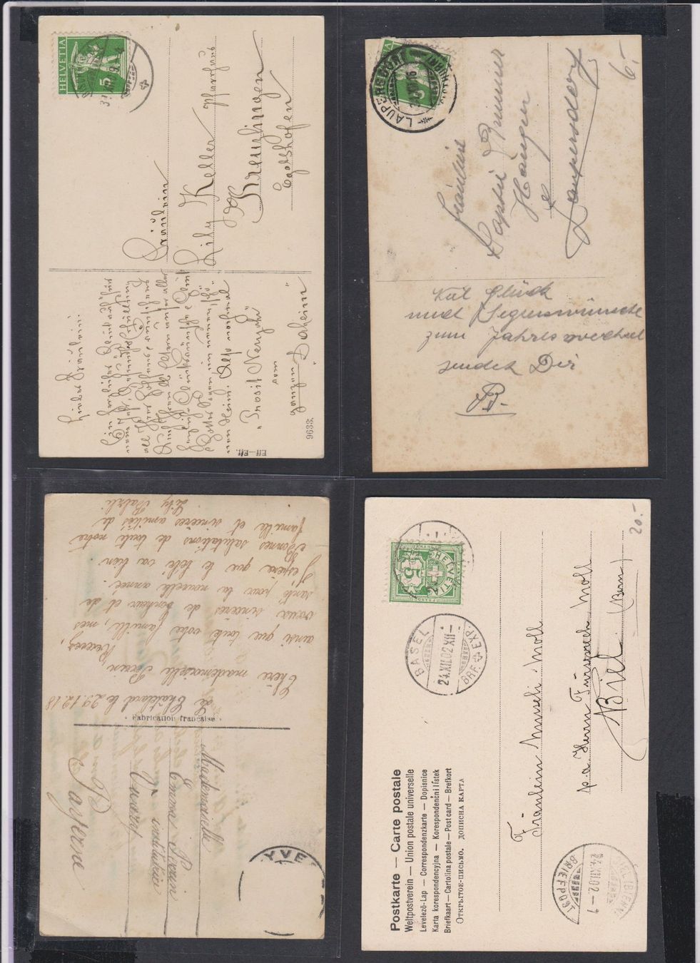 Cartoline postali: Kinder beim schlitteln   :   7 alte Ansichtskarten – Usato da Vitznau venduto da Ropaku 1