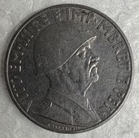 Albanische 1-Lek-Munze aus dem Jahr 1939 bis vz