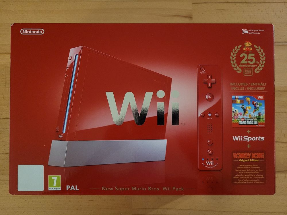 Wii Konsole "25th Anniversary" MarioEdition Kaufen auf Ricardo