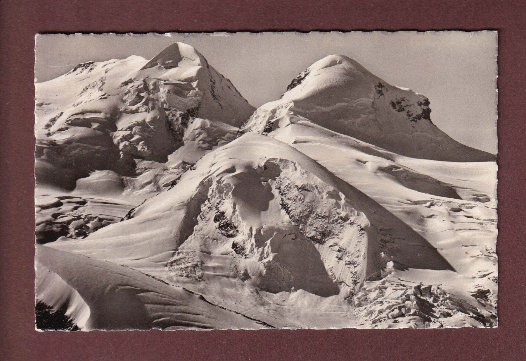 Cartoline postali: Gornergrat - CASTOR und POLLUX - 1937 – Usato da Pully venduto da nicecards-shop