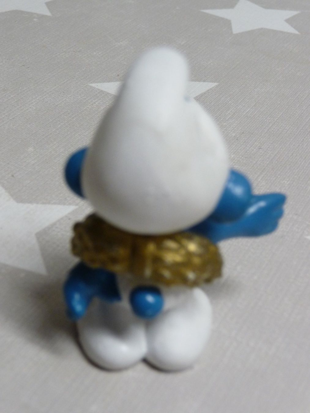 Statuette: Schlumpf Schlümpfe mit Kranz Sieger – Usato da Rafz venduto da Powacaddy 1