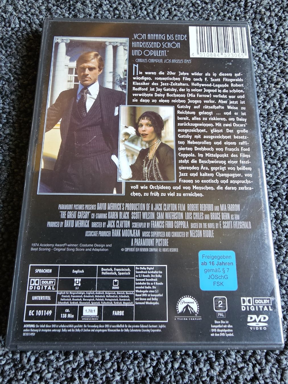 Tutti i DVDs: Der grosse Gatsby (21030) – Usato da Ruswil venduto da jan_bxl5 1