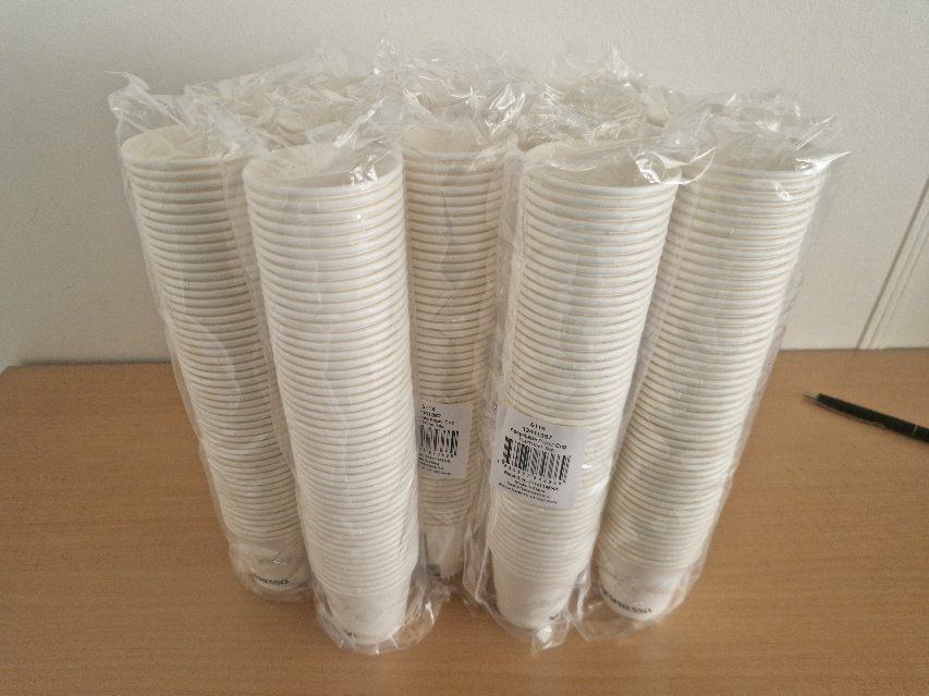 100 Gobelets En Carton Kraft Biodégradable 480ml - Pour Café Chaud Ou Boissons Froides - 2