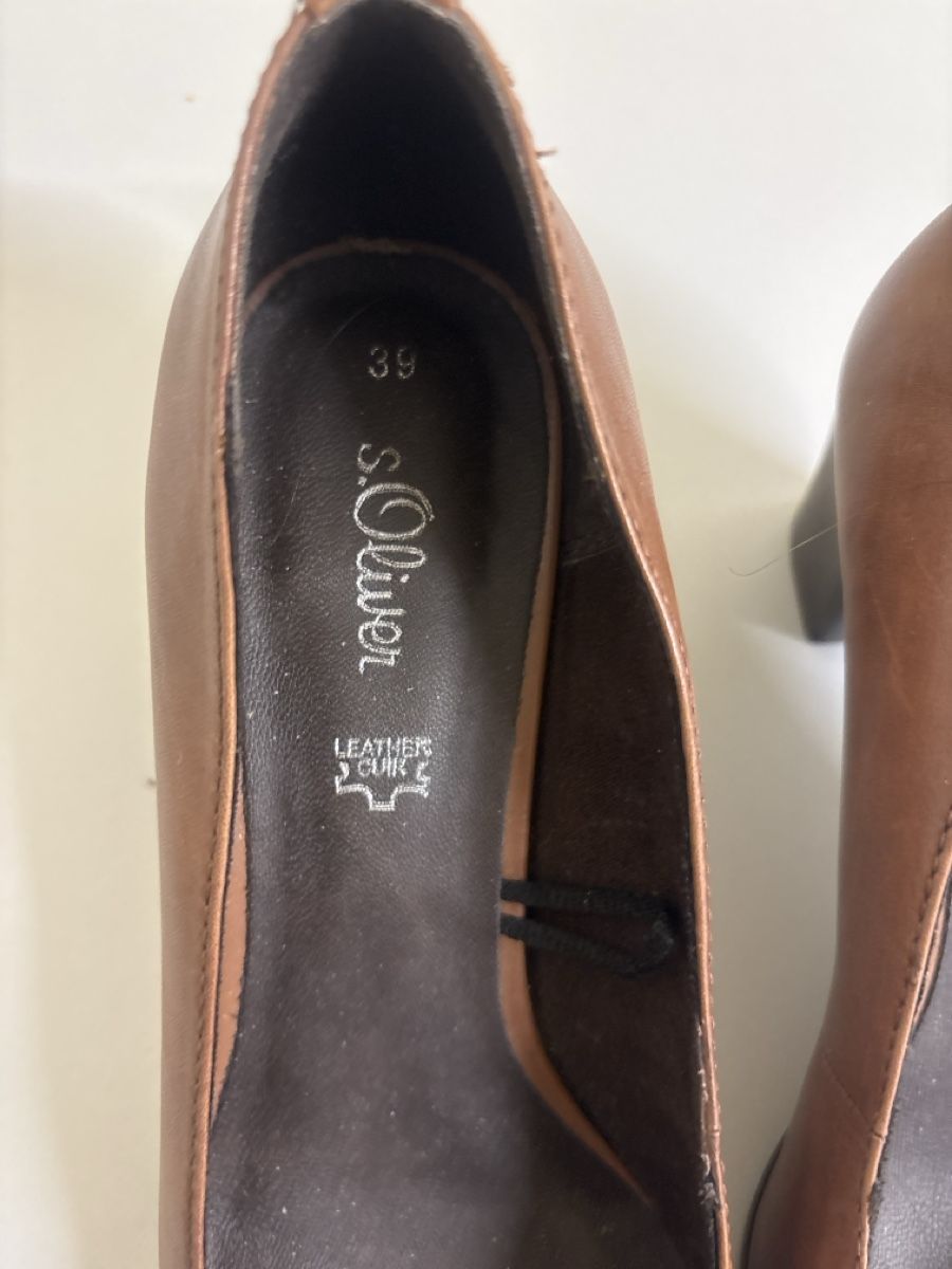 S.Oliver Scarpe da donna: S.Oliver Leder Pumps, hellbraun, Gr. 39 – Nuovo (secondo la descrizione) da Wallisellen venduto da ASZT 1