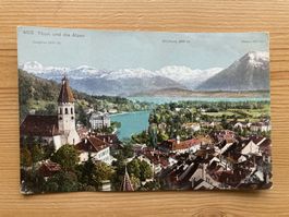 Thun und die Alpen - AK