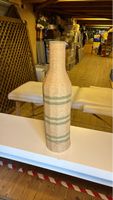 Dekorative Bodenvase mit Kordel umwickelt Zustand OK