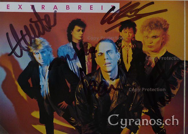 Autogramme: Extrabreit - Musikgruppe - Autogramm – Gebraucht aus Dietikon von cyranos1