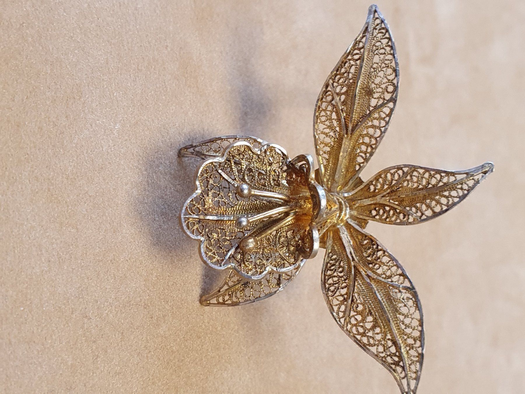 Broschen & Nadeln: Jugendstil floreale Blüten-Brosche 835er – Gebraucht aus Wohlen AG von palmsprings 8
