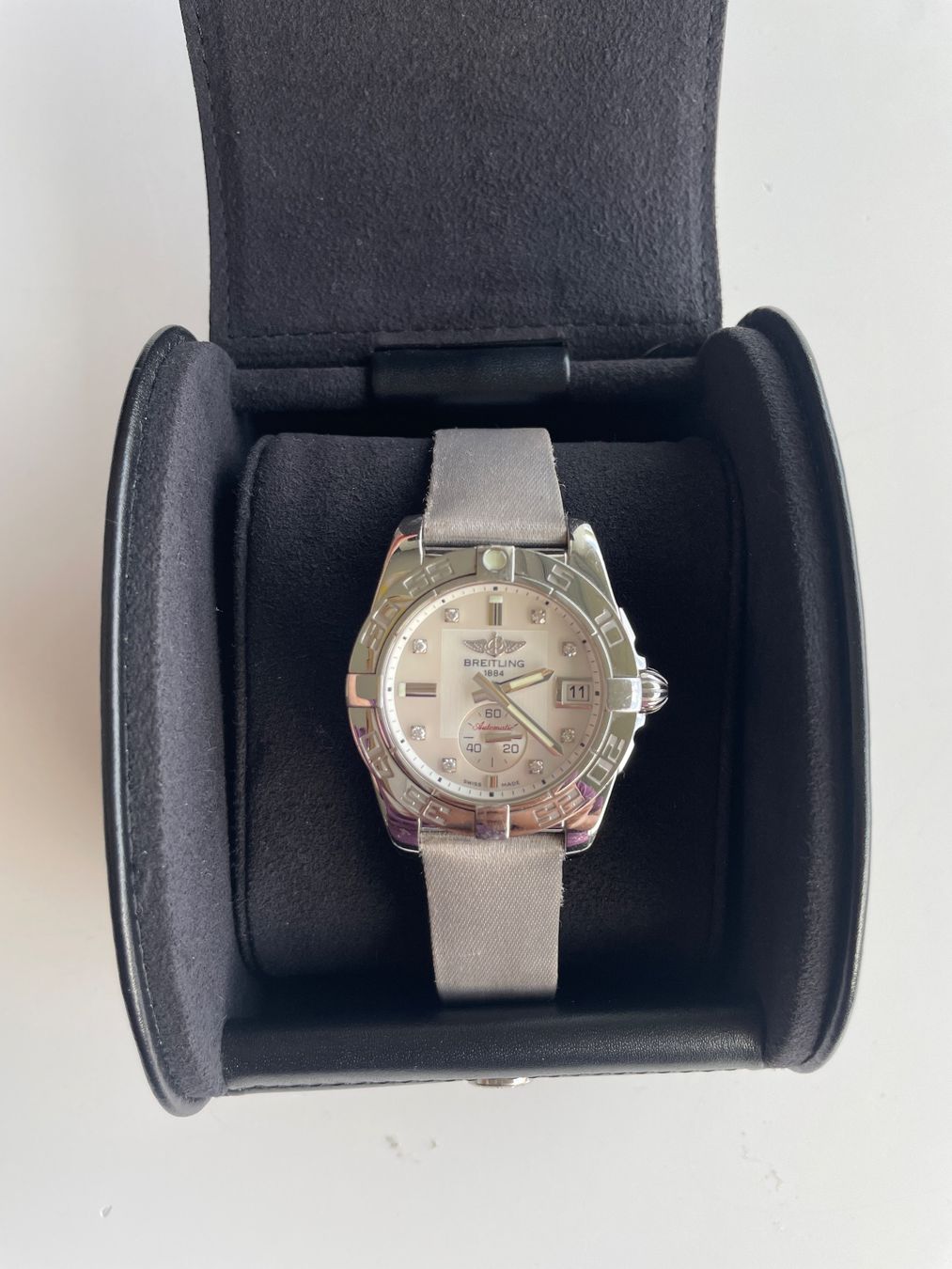 Breitling Uhren: Breitling Galactic 36 Automatic Nacre Diamants Full Set – Gebraucht aus La Sarraz von sch_y8q8