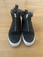 Warme Winter Wildleder Sneakers mit Fellfutter Gr. 39