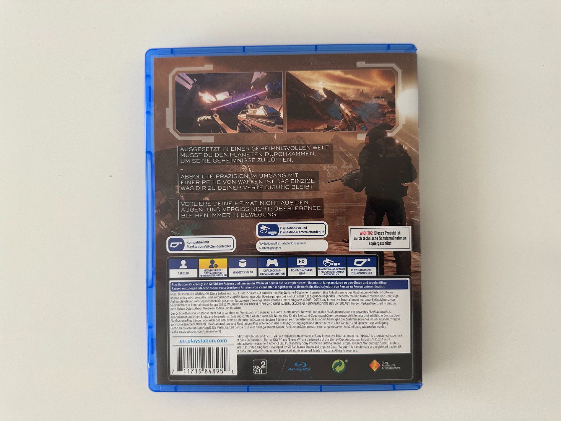Sony Spiele: Farpoint, Sony Playstation 4, PS4 VR – Neu (gemäss Beschreibung) aus Couvet von nay_prh5 2