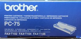 Cartouche impression Brother PC-75 neuf scellé