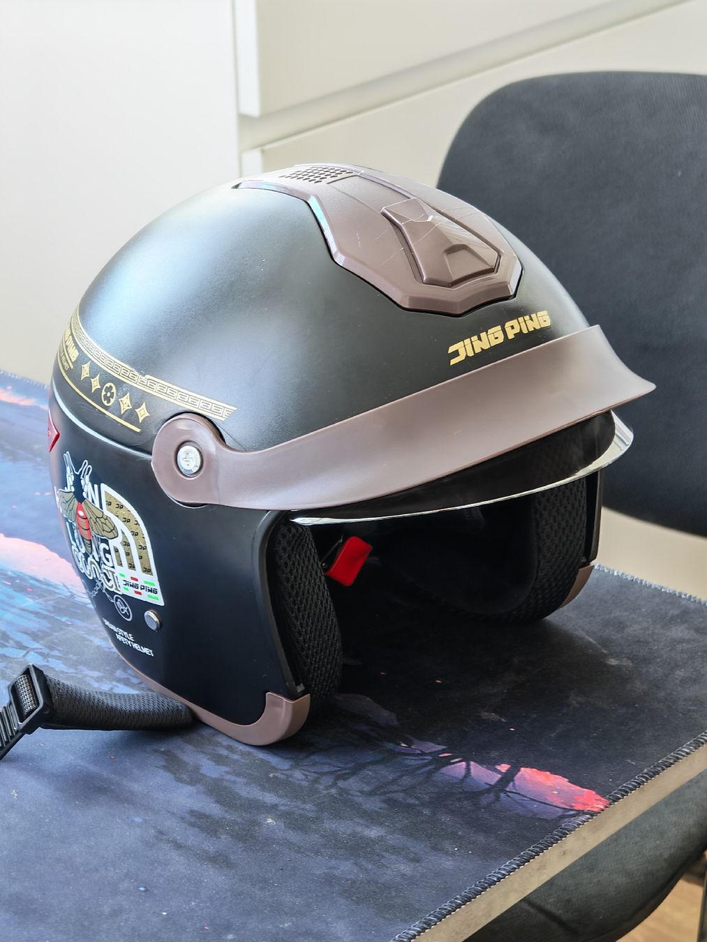 Caschi & visiere: Jethelm Rollerhelm. Neu. – Nuovo (secondo la descrizione) da Oberrüti venduto da Heidelbeeri 3