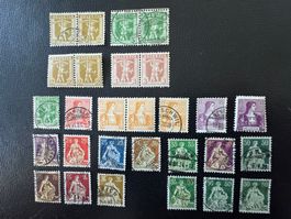 Freimarken, Auswahl, postfrisch/gestempelt