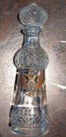 Vintage-Kristallkaraffe, aus handgeschliffenem Glas gefertig