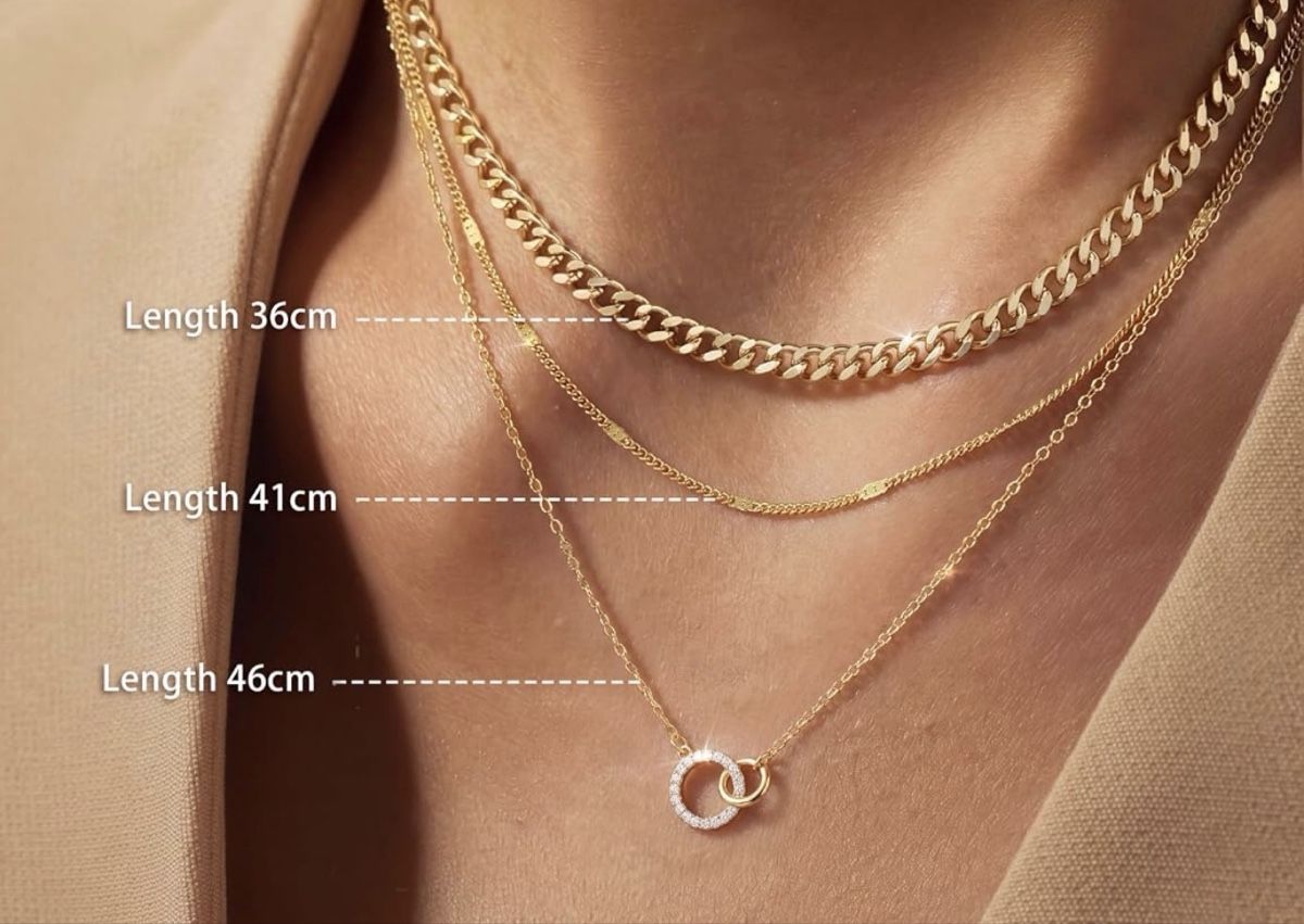 Ketten: 14k vergoldete Kette 3 psc – Neu und originalverpackt aus Hemmental von GoldWert1 2