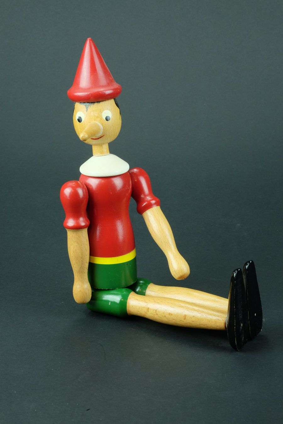 Statuette: Pinoccio Holzfigur Höhe 37cm – Usato da Sevgein venduto da tessi30