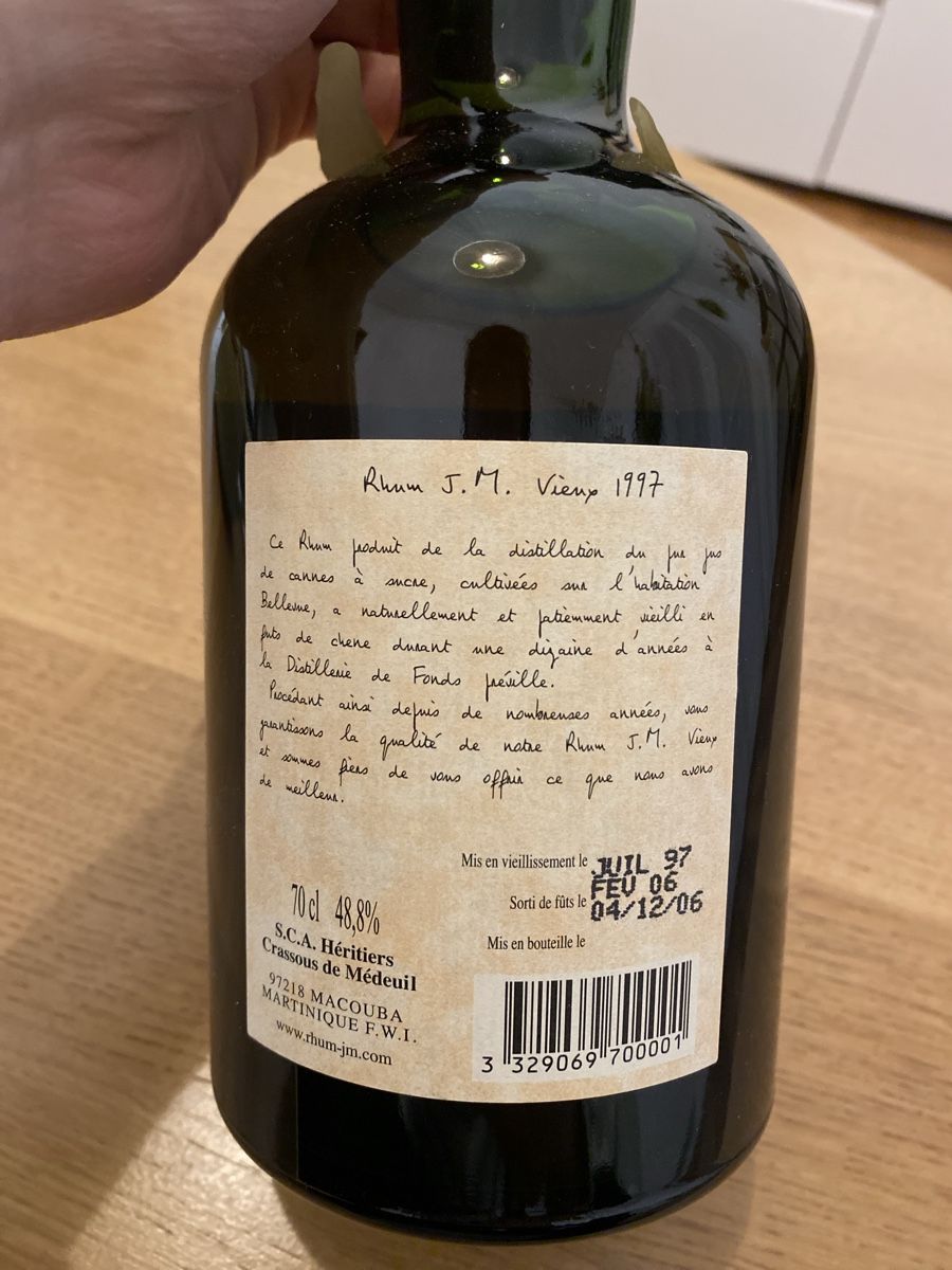 Bevande alcoliche: Rhum Vieux JM 1997 – Nuovo e nell'imballaggio originale da Nyon venduto da mat_xq55 1