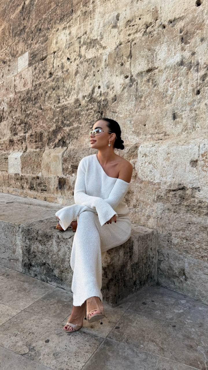Vestiti: Open Shoulder Knitted Set with Maxi Skirt – Nuovo e nell'imballaggio originale da Zürich venduto da Ms.Me-Fashion 2