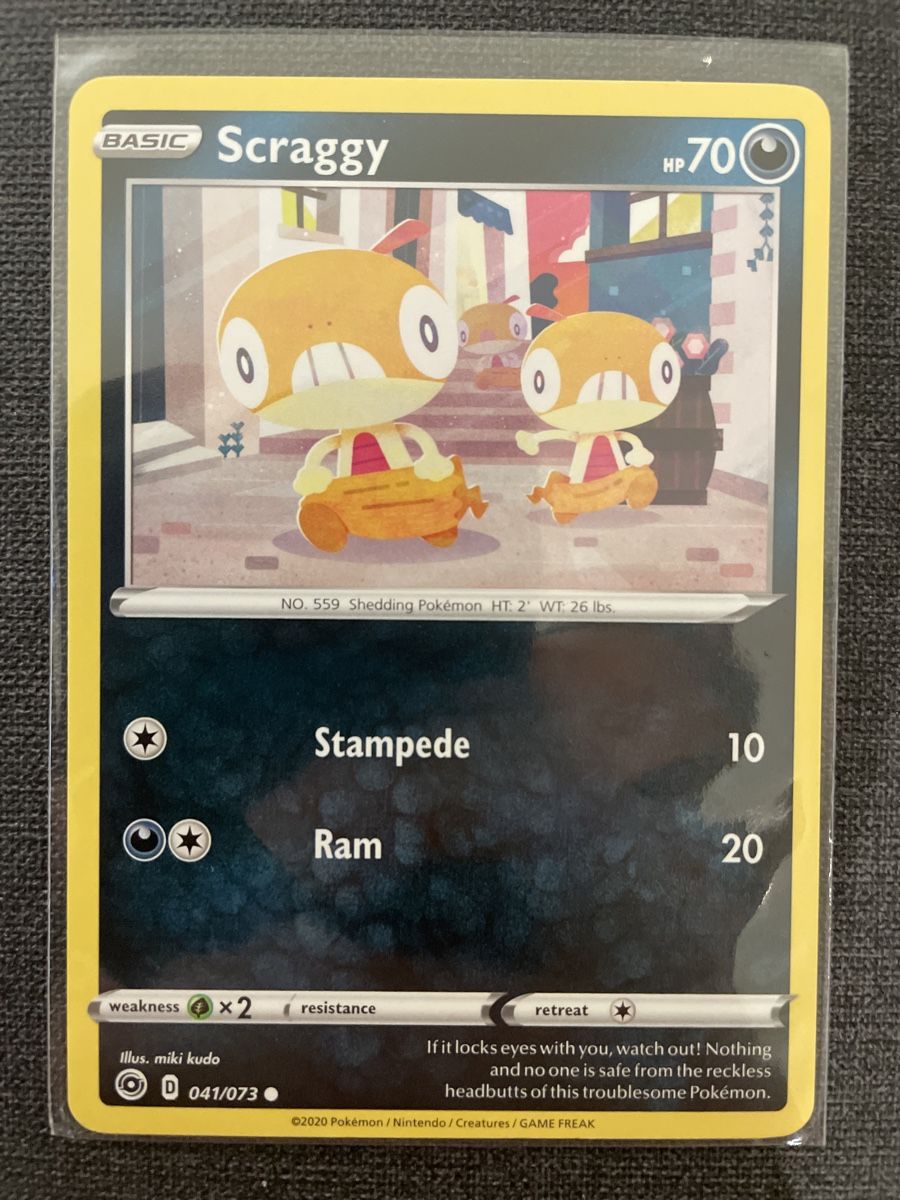 Pokémon Carte collezionabili: Pokémon Scraggy Weg des Champs – Nuovo (secondo la descrizione) da Burgdorf venduto da Sports_Cards_3400