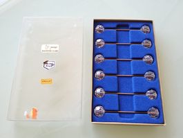 Ensemble de six porte-couteaux vintage cristal Swarovski 