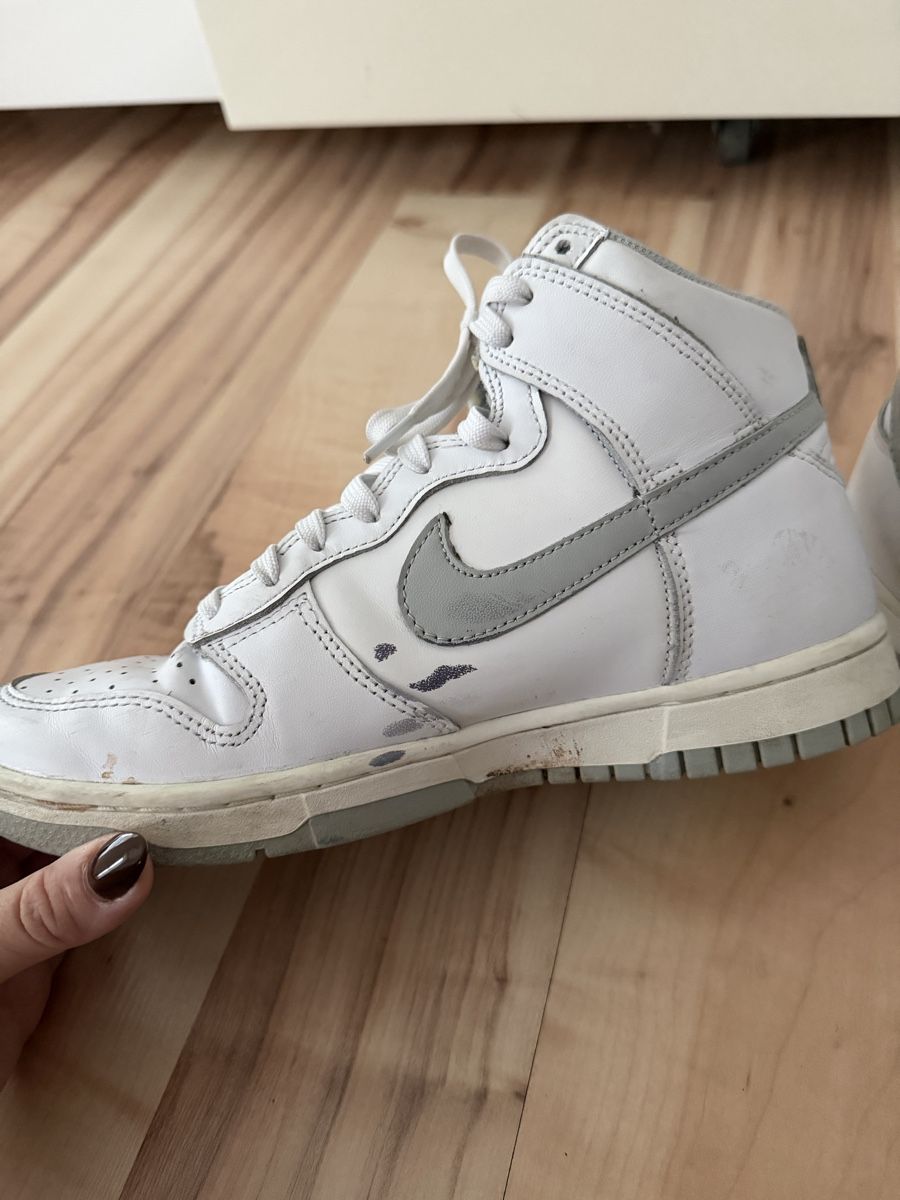 Scarpe da donna: Nike Dunk High Weiss/Grau EU 38.5 – Usato da Rorschach venduto da Tara234 2