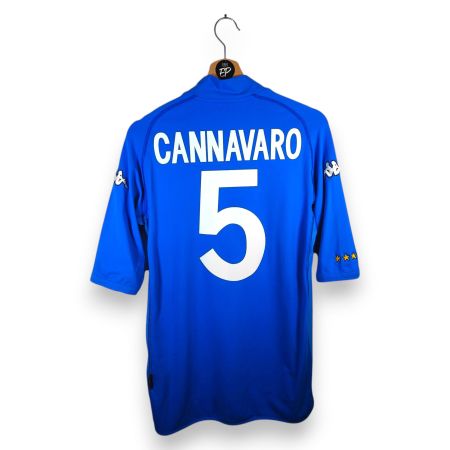 Original 2002 Italy Home Trikot Cannavaro