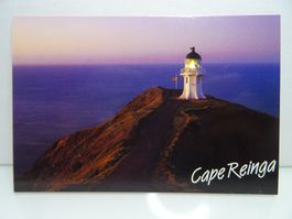 Postkarte Cape Reinga Leuchtturm Neuseeland