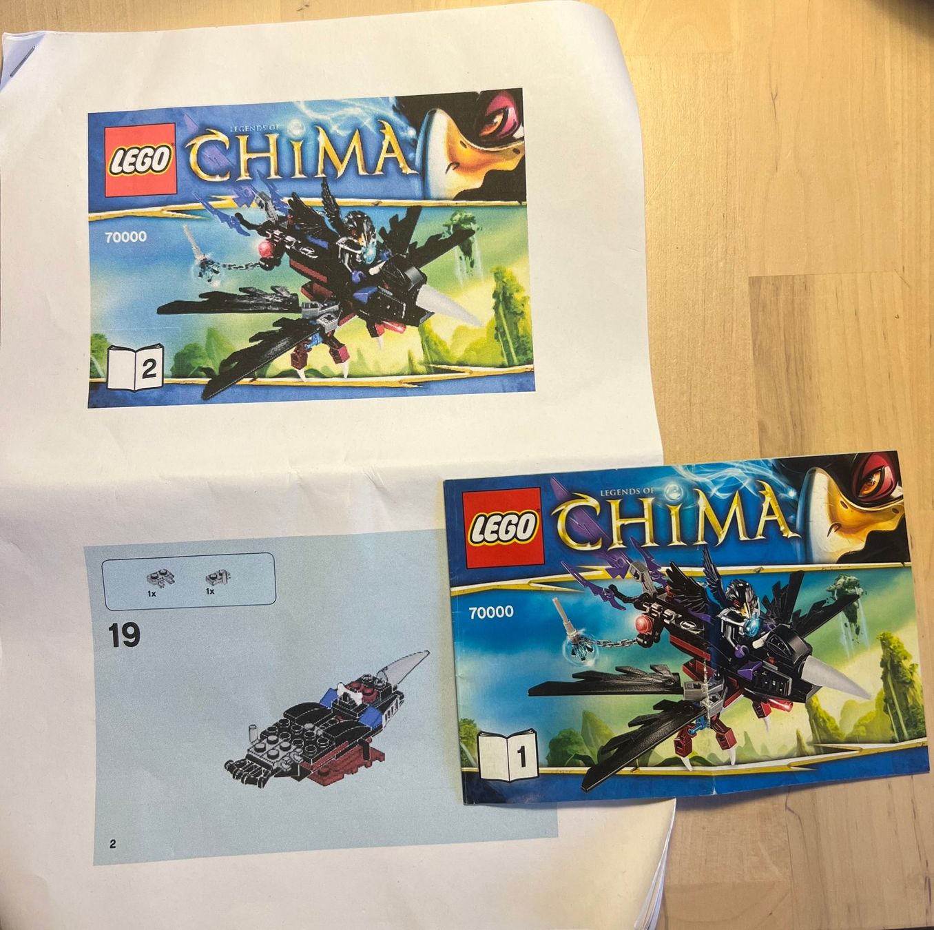 Lego Kit di costruzioni: Lego Chima 70000 Razcal's Glider – Usato da Männedorf venduto da JaLa.