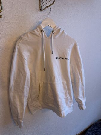 Balenciaga Hoodie White Size M Secondhand
