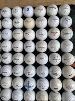 60 div. Golfbälle, viel gebraucht