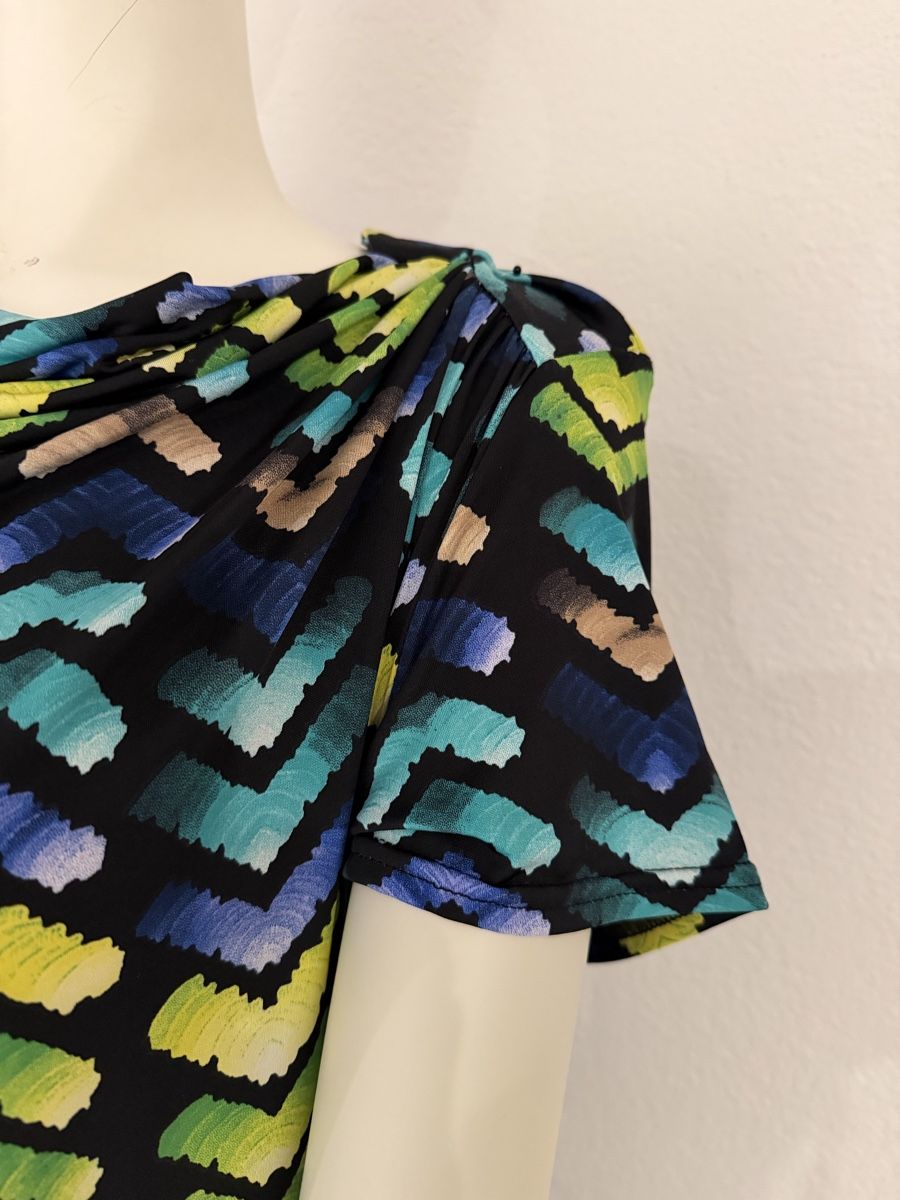 Vestiti: Élégante robe multicolore dame 40 – Nuovo (secondo la descrizione) da Genève venduto da flocon06 2