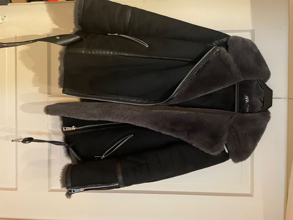zara wendemantel aus kunstfell