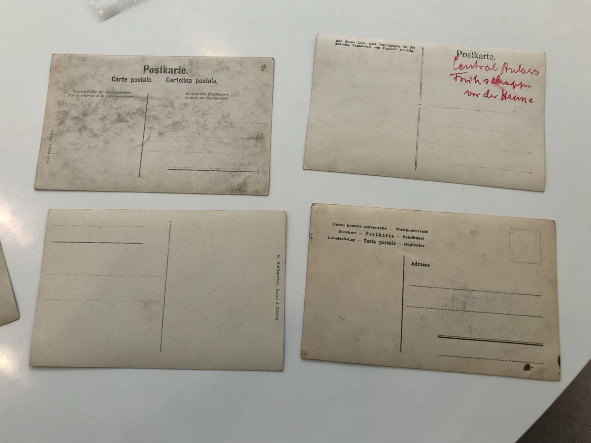 Cartoline postali: 5 antike Ansichtskarten STUDENTENVERBINDUNG um 1910 – Nuovo (secondo la descrizione) da Lufingen venduto da Rac0 5
