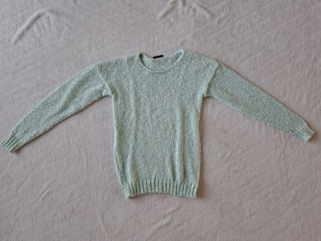 Yessica Damenpullover Gr. S mint Glitzerpulli