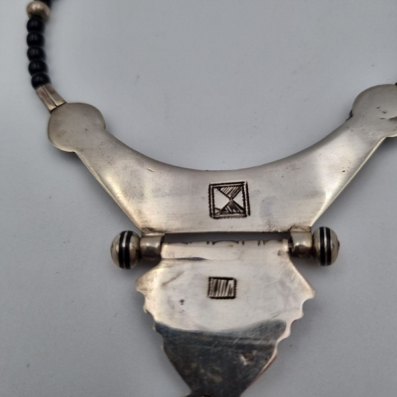 Catenine: Tuareg Silberkette mit Onyx – Usato da Kölliken venduto da ter_lkc7 4