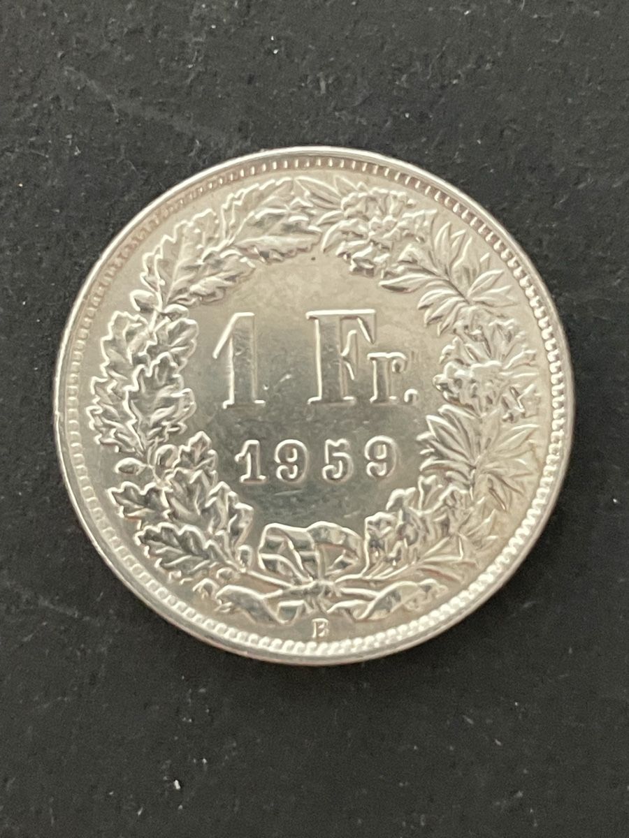 Toutes les monnaies: 1.- Silber CH Jahr 1959 – D'occasion à Meierskappel par Hala03 1
