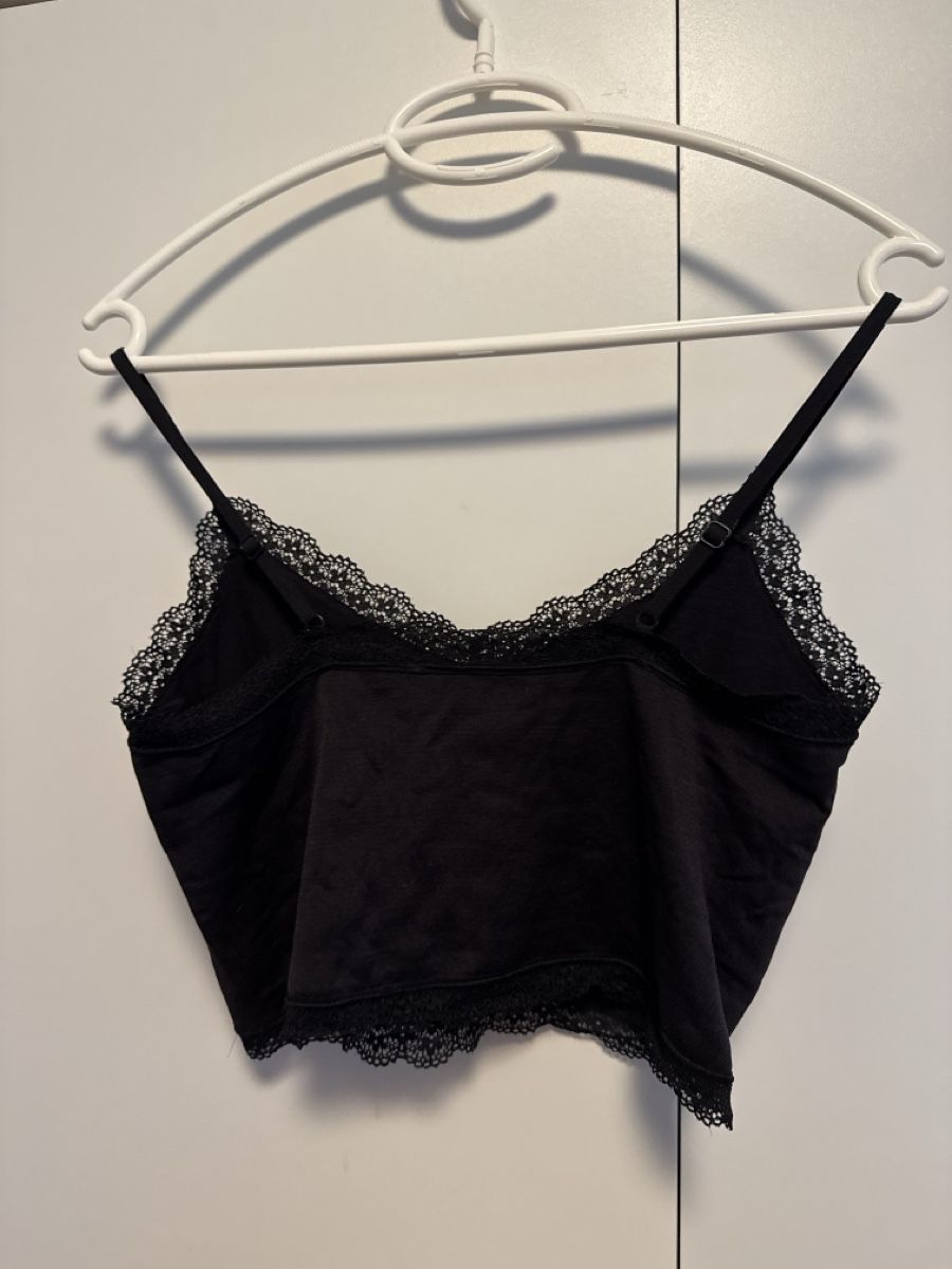 Top: Even&Odd Top, Schwarz mit Spitze, Grösse M/L – Nuovo (secondo la descrizione) da Thun venduto da Vans_98 2