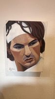 Portrait von Roger Federer handsigniert 